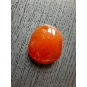 Zaksteen Carneool - 4-6 cm - oranje - 4-6 cm