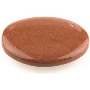 Goldfluss - Zaksteen - Goudkleur - Synthetische Edelsteen - Afmeting 3-5 cm