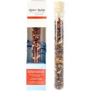 Ruben Robijn Afwisseling & Plezier small Aqua Gems edelsteenwand