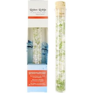 Ruben Robijn Onafhankelijkheid & Zelfbeschikking small Aqua Gems edelsteenwand