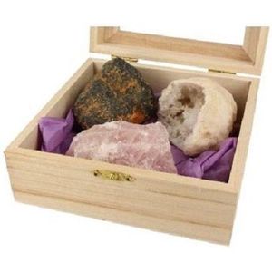 Ruben - Anti Stralingskit XL - Ruwe Roze Kwarts - Bergkristal - Toermalijn