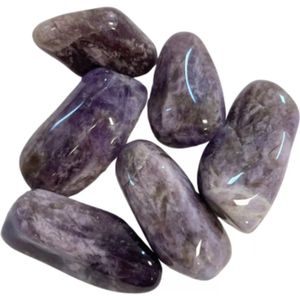 Amethist Malawi 100 gr. trommelstenen