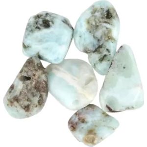 Kralen Larimar nugget - 6 st.