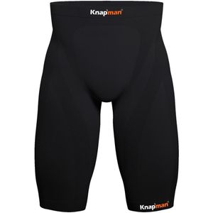 Knap'man - Zoned Compression Short - Zwart - 25% Compressie
