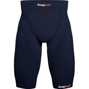 Knapman Zoned Compression Short 45% Marineblauw | Compressiebroek (Liesbroek) voor Heren