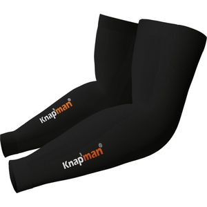Knap'man Zoned Compression Arm Sleeves | Compressie Armstukken | Zwart | Maat XL