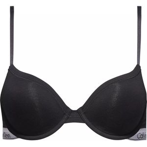 Calvin Klein - Modern T-shirt BH - Katoenen BH met Beugel - Zwart