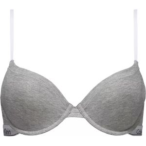 Calvin Klein - Modern T-shirt BH - Grijs - Katoenen BH met Beugel en Vulling