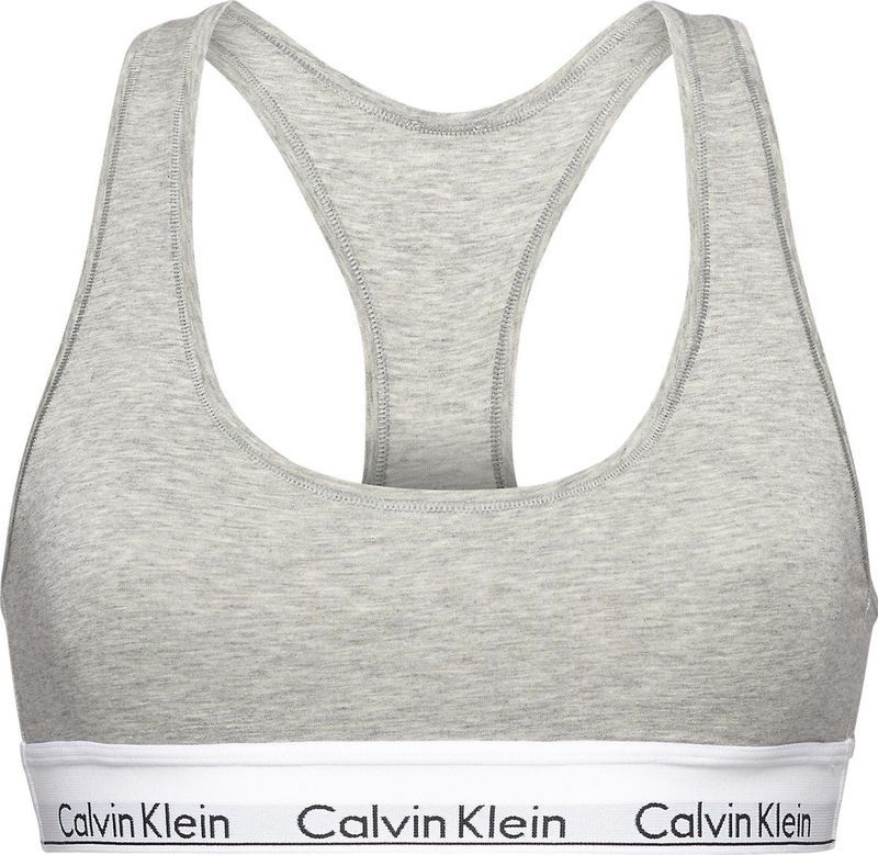 Calvin Klein Modern Cotton Top Dames Grijs