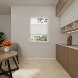 Plisségordijnen - Grijs - Polyester - Lichtdoorlatend