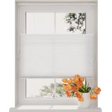 Plisségordijnen - Grijs - Polyester - Lichtdoorlatend