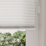 Plisségordijnen - Grijs - Polyester - Lichtdoorlatend