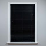 Houten jaloezie Easy 50 mm Bamboe Black 75x130cm