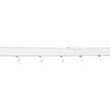 Raamdecoratie.com - Verticale Lamellen Rail - Wit - Aluminium - 280 x 4,4 cm