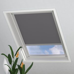 Dakraam Rolgordijn Trend - Verduisterend - Light Grey - voor Velux: MK06