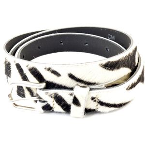 Cowboysbelt Belt 259138 - Size 90 - Zebra