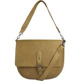 Cowboysbag Sagres Schoudertas Leer 30 cm olive