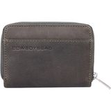 Cowboysbag Portemonnee Haxby leer 13,5 cm dark green