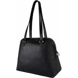 Cowboysbag Grote Schoudertas / Crossbodytas Dames - Leer - Winwick - Zwart