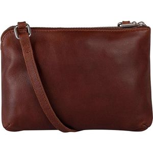 Cowboysbag Kleine Crossbodytas / Schoudertas Dames - Leer - Plumley - Cognac