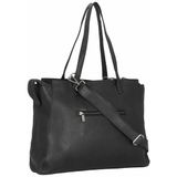 Cowboysbag Babell Schoudertas Leer 41 cm Laptop compartiment black