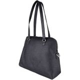 Cowboysbag Shopper/Schoudertas Bag Winwick Croco Black