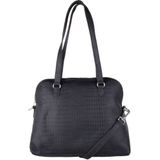 Cowboysbag Shopper/Schoudertas Bag Winwick Croco Black