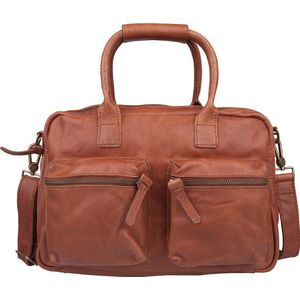 Cowboysbag The Bag Koffer Leer 38 cm cognac