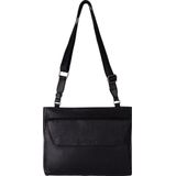 Cowboysbag Medium Schoudertas / Crossbodytas Dames - Leer - Adstock - Zwart