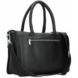 Cowboysbag Koffer Leer 36 cm Laptop compartiment black