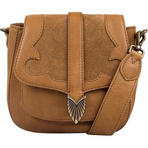 Cowboysbag Webberville Bruine Leren Crossbody Tas 3432-000521