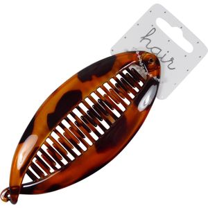 Haarspeld Bananenklem Gevlekt Bruin