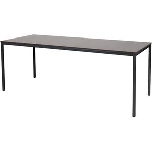 Bureautafel - Domino Basic 200x80 logan - zwart frame