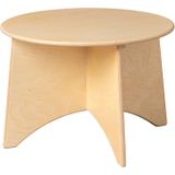 Van Dijk Toys Ronde tafel (doorsnede 60 cm, hoogte 40 cm) - Naturel