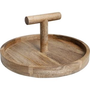Dienblad - Wit - Hout