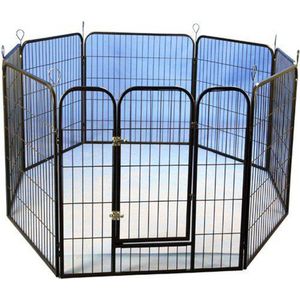 @Pet Puppyren modulair 79x81 cm zwart