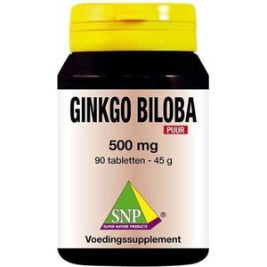 SNP Ginkgo biloba 500 mg puur 90 tabletten