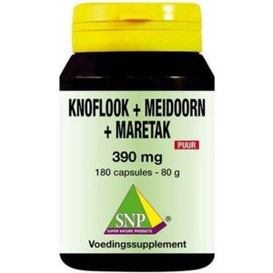 SNP Knoflook-meidoorn-maretak 390 mg puur 180 capsules