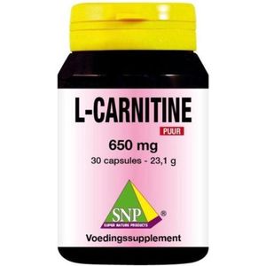 SNP L-Carnitine 650 mg puur  30 capsules