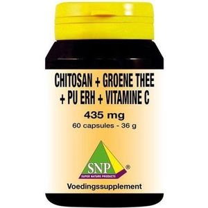 Chitosan - Groene Thee - Pu Erh Thee - Vitamine C - 435 mg