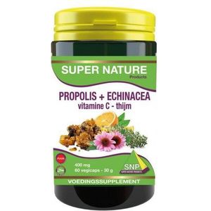 SNP Propolis& echinacea& thijm& vitamine C 400 mg puur 60 capsules