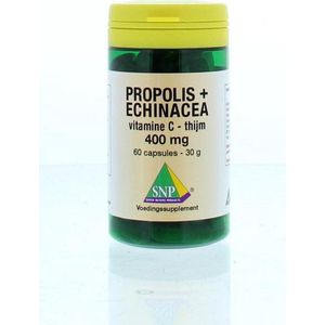 SNP Propolis& echinacea& thijm& vitamine C 400 mg puur 60 capsules