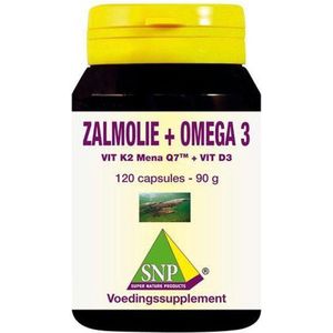SNP Zalmolie & vit. K2 mena Q7 & vit. D3 & vit. E  120 capsules |
