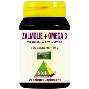 SNP Zalmolie & vit. K2 mena Q7 & vit. D3 & vit. E  120 capsules