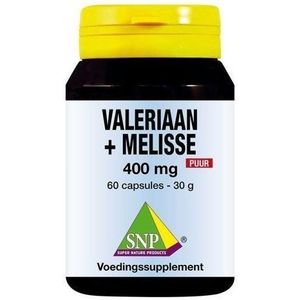 SNP Valeriaan melisse 400 mg puur  60 capsules