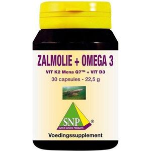 Zalmolie & Vit. K2 Mena Q7 & Vit. D3 & Vit. E - 30Ca