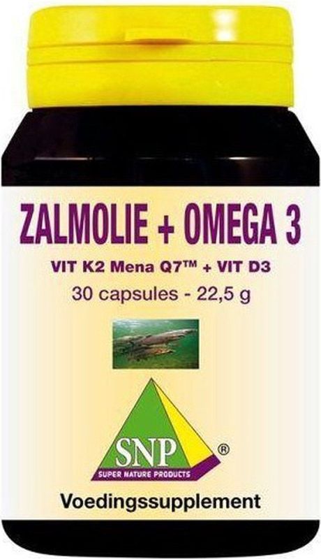 Zalmolie & Vit. K2 Mena Q7 & Vit. D3 & Vit. E - 30Ca