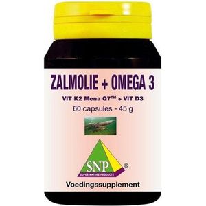 Zalmolie & Vit. K2 Mena Q7 & Vit. D3 & Vit. E - 60Ca