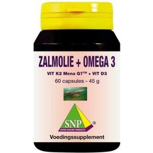 Zalmolie & Vit. K2 Mena Q7 & Vit. D3 & Vit. E - 60Ca