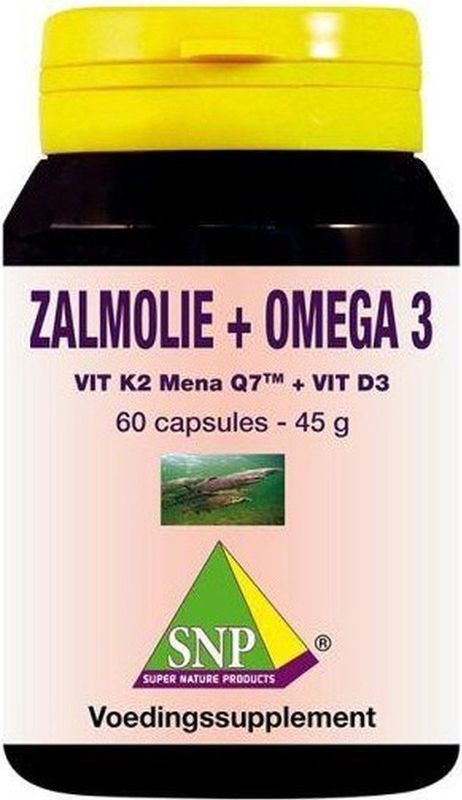 Zalmolie & Vit. K2 Mena Q7 & Vit. D3 & Vit. E - 60Ca
